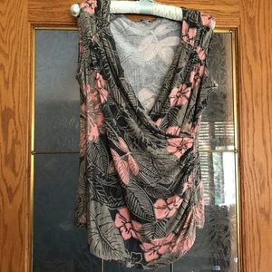 Conrad C Sleeveless Flower Print Top ⭐️SALE 3/$20